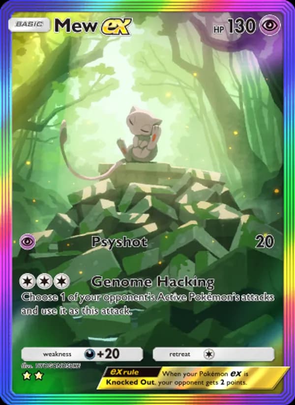 Mew ex — Mythical Island, Two Star