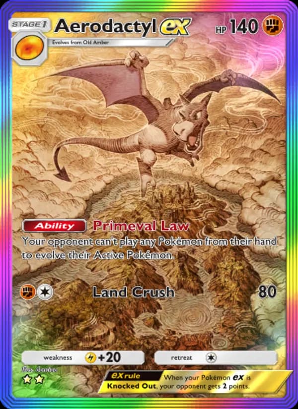 Aerodactyl ex — Mythical Island, Two Star