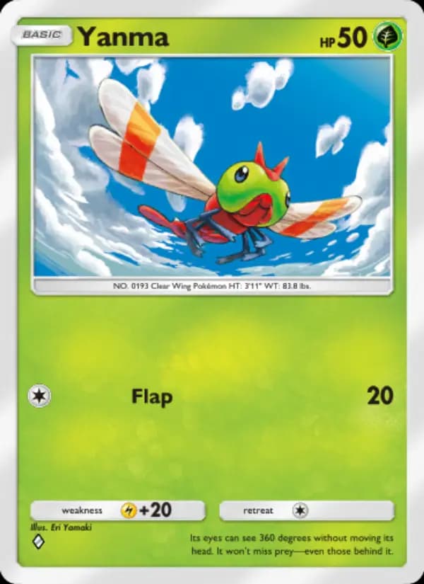Yanma — Space-Time Smackdown, One Diamond