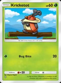 Kricketot — Space-Time Smackdown — One Diamond