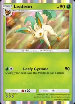 Leafeon — Space-Time Smackdown — Three Diamond