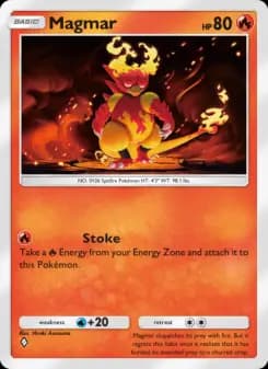 Magmar — Space-Time Smackdown — One Diamond