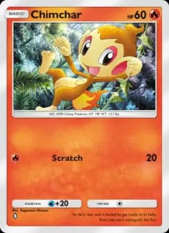 Chimchar — Space-Time Smackdown — One Diamond
