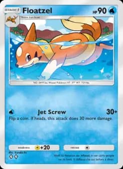 Floatzel — Space-Time Smackdown — Two Diamond