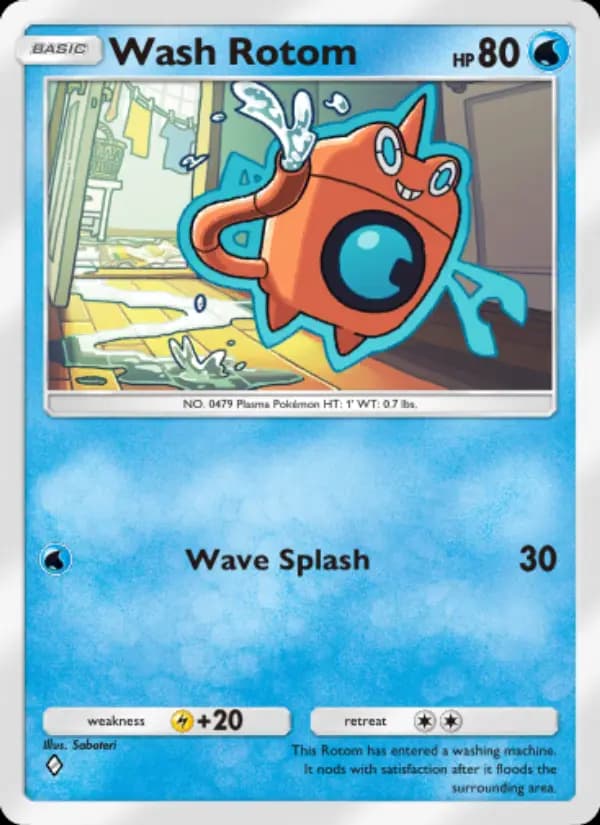 Wash Rotom — Space-Time Smackdown, One Diamond