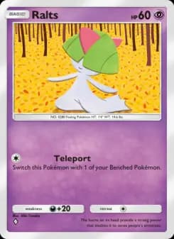 Ralts — Space-Time Smackdown — One Diamond