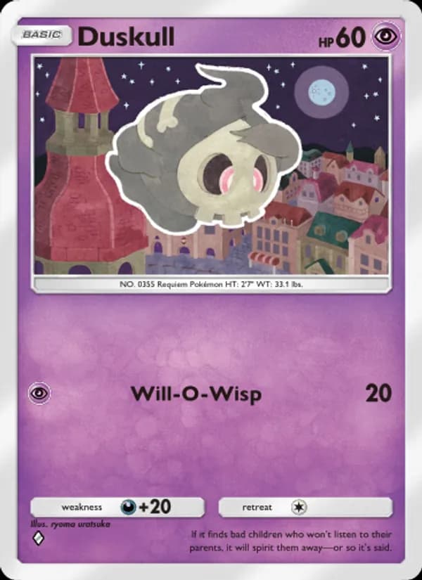 Duskull — Space-Time Smackdown, One Diamond