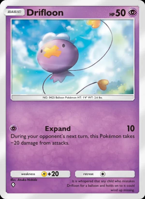 Drifloon — Space-Time Smackdown, One Diamond