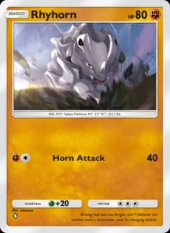 Rhyhorn — Space-Time Smackdown — One Diamond