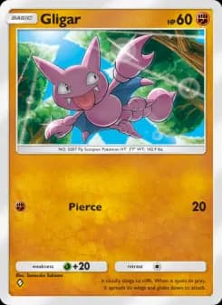 Gligar — Space-Time Smackdown — One Diamond