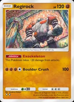 Regirock — Space-Time Smackdown — Two Diamond