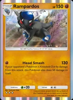 Rampardos — Space-Time Smackdown — Three Diamond
