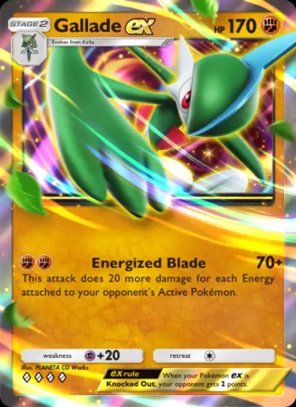 Gallade ex — Space-Time Smackdown, Four Diamond