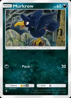 Murkrow — Space-Time Smackdown — One Diamond