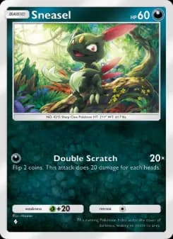 Sneasel — Space-Time Smackdown — One Diamond