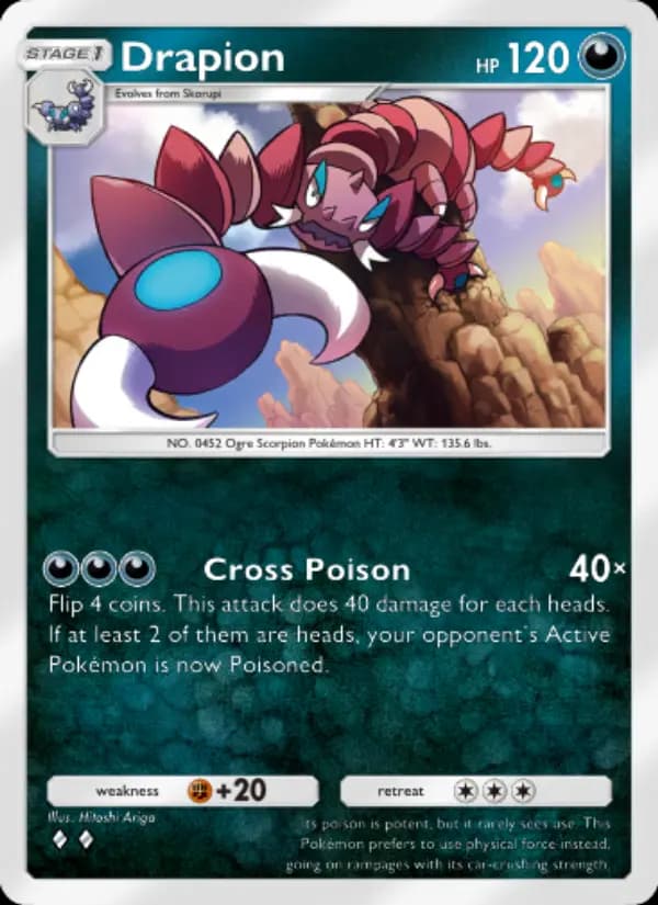Drapion — Space-Time Smackdown, Two Diamond