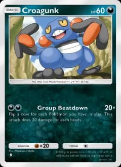 Croagunk — Space-Time Smackdown — One Diamond