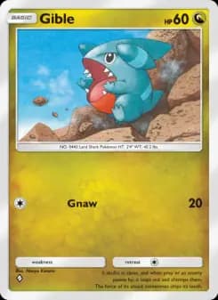 Gible — Space-Time Smackdown — One Diamond
