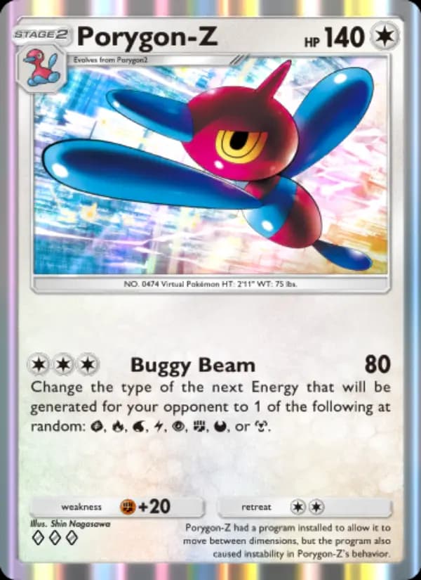 Porygon-Z — Space-Time Smackdown, Three Diamond