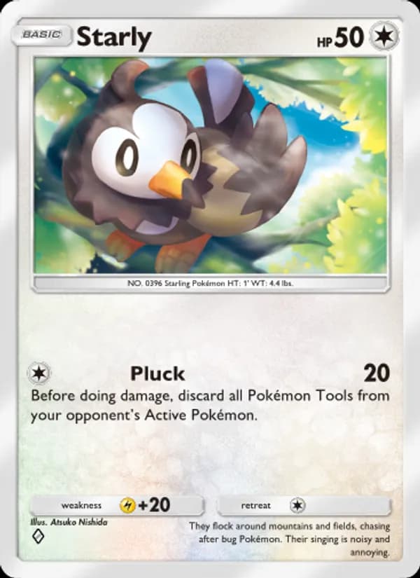 Starly — Space-Time Smackdown, One Diamond