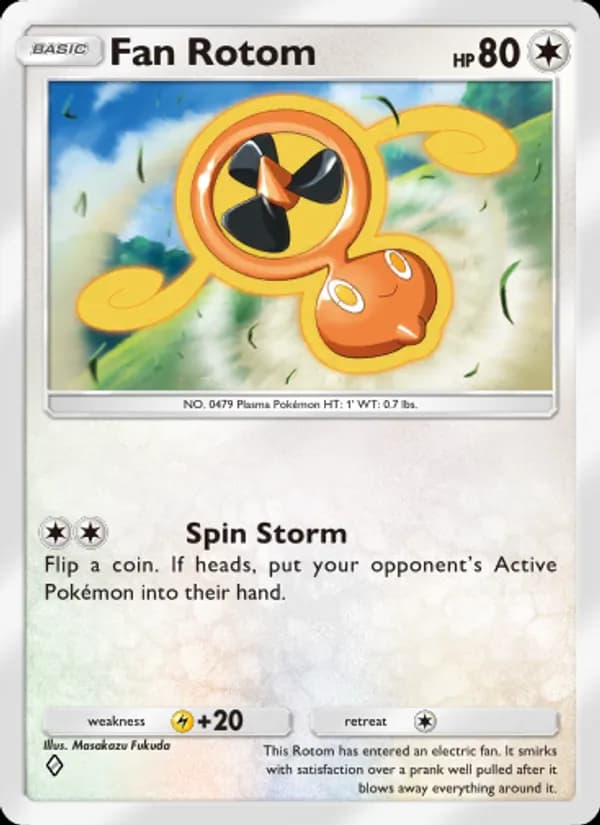 Fan Rotom — Space-Time Smackdown, One Diamond