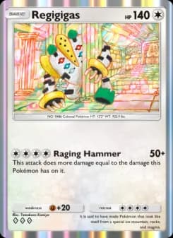 Regigigas — Space-Time Smackdown — Three Diamond