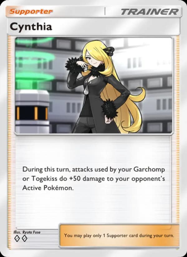 Cynthia — Space-Time Smackdown, Two Diamond