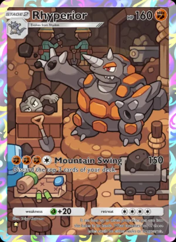 Rhyperior — Space-Time Smackdown, One Star