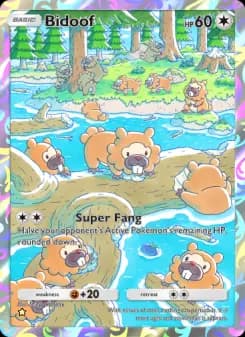 Bidoof — Space-Time Smackdown — One Star