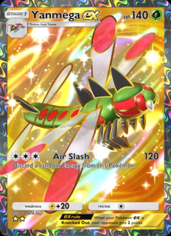 Yanmega ex — Space-Time Smackdown, Two Star