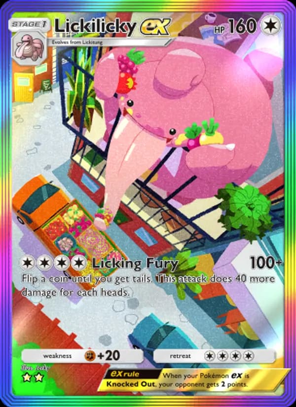 Lickilicky ex — Space-Time Smackdown, Two Star