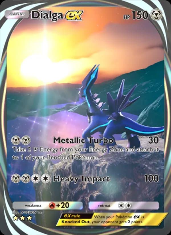 Dialga ex — Space-Time Smackdown, Three Star