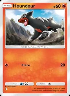 Houndour — Triumphant Light — One Diamond