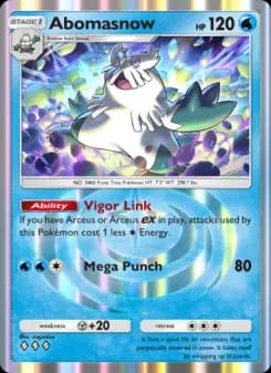 Abomasnow — Triumphant Light — Three Diamond