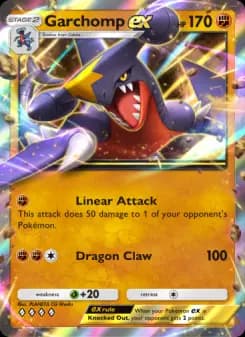 Garchomp ex — Triumphant Light — Four Diamond