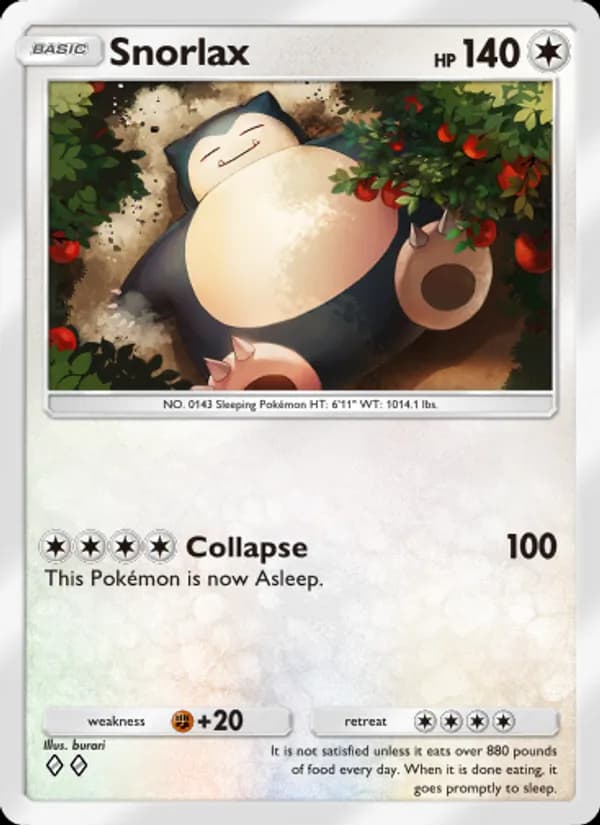 Snorlax — Triumphant Light, Two Diamond