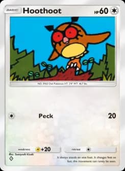 Hoothoot — Triumphant Light — One Diamond