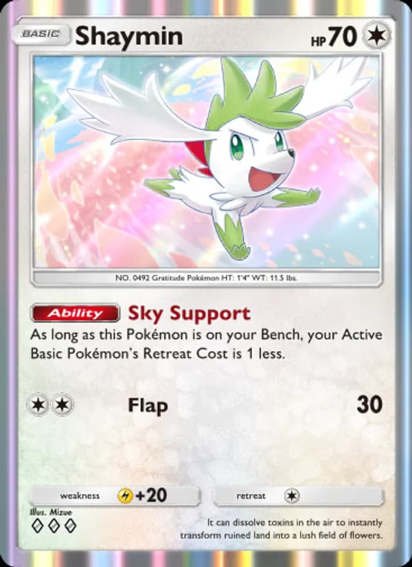 Shaymin — Triumphant Light, Three Diamond