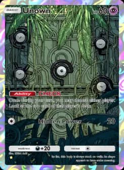 Unown — Triumphant Light — One Star