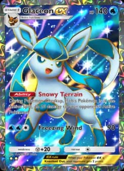 Glaceon ex — Triumphant Light — Two Star