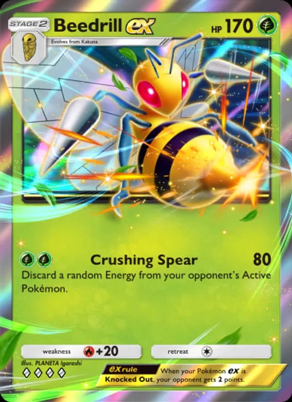 Beedrill ex — Shining Revelry, Four Diamond