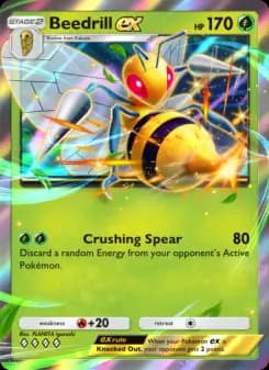 Beedrill ex — Shining Revelry — Four Diamond