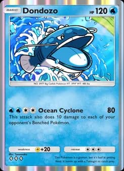 Dondozo — Shining Revelry — Three Diamond