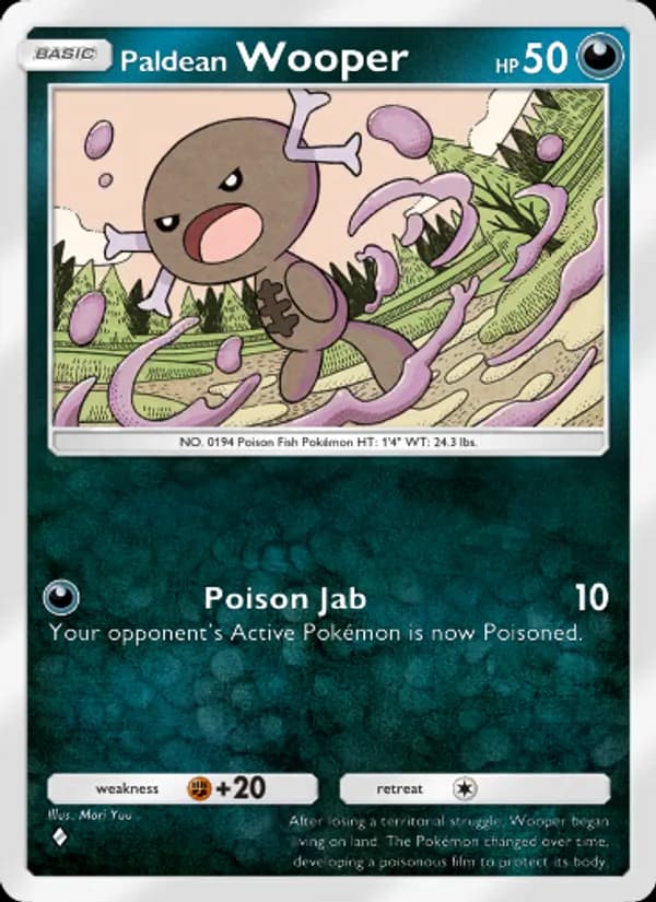 Paldean Wooper — Shining Revelry, One Diamond