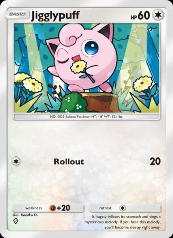 Jigglypuff — Shining Revelry, One Diamond