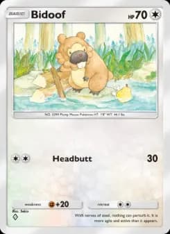 Bidoof — Shining Revelry — One Diamond
