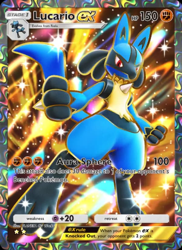 Lucario ex — Shining Revelry, Two Star