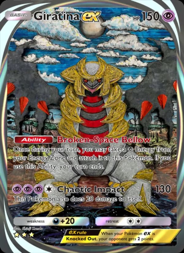 Giratina ex — Shining Revelry, Three Star