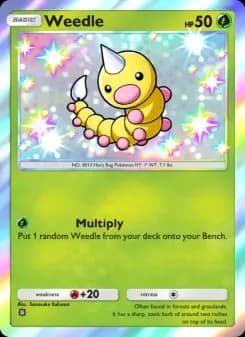 Weedle — Shining Revelry — One Shiny