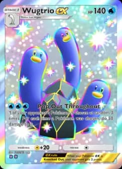 Wugtrio ex — Shining Revelry — Two Shiny